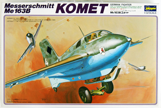 Hasegawa S4X Messerschmitt Me163B Komet 1/32 Scale Kit