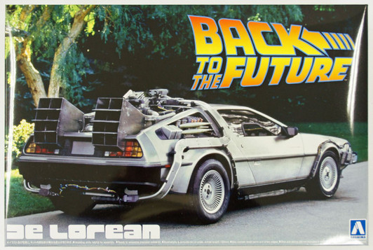 Aoshima 1/24 Back to the Future Part 1 Delorean Plastic Model