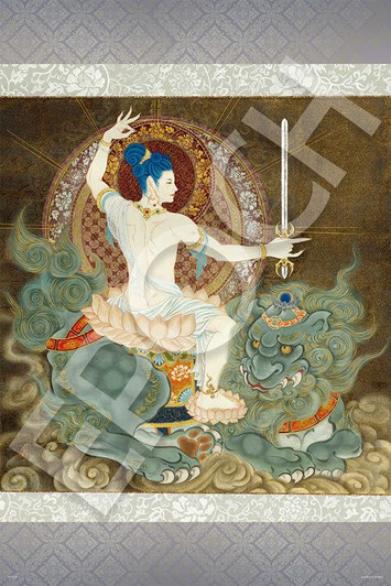 Epoch 11-606s Jigsaw Puzzle Monju Bosatsu Art (1000 Pieces)