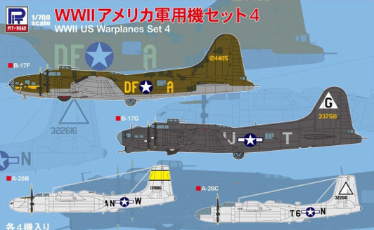Pit-Road 1/700 US Warplanes Set 4 Plastic model