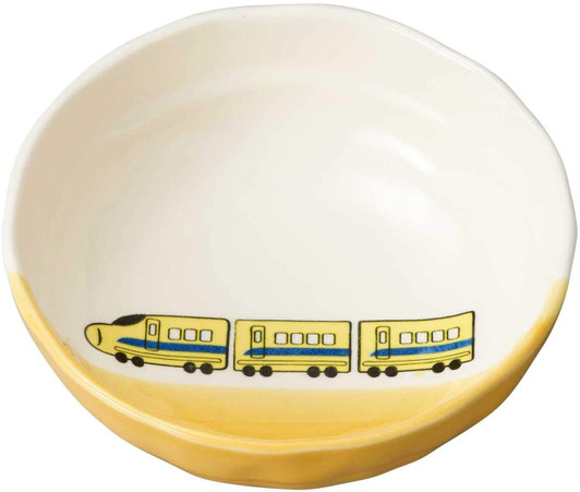 Banko Ware (Banko-yaki) Serial Bowl Bullet Train Yellow Banko Ware (Banko-yaki) Serial Bowl Bullet Train Yellow