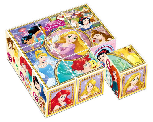 Apollo-sha 13-109 Child Cube Puzzle Disney Princess (9 Pieces)