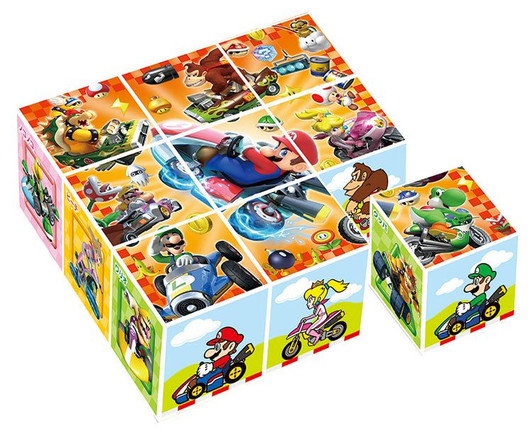 Apollo-sha Child Cube Puzzle Super Mario Mario Kart (9 Pieces)
