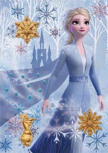 Epoch 72-304 Jigsaw Puzzle Disney Frozen Elsa Frozen Memories (Decoration Puzzle) (108 Pieces)