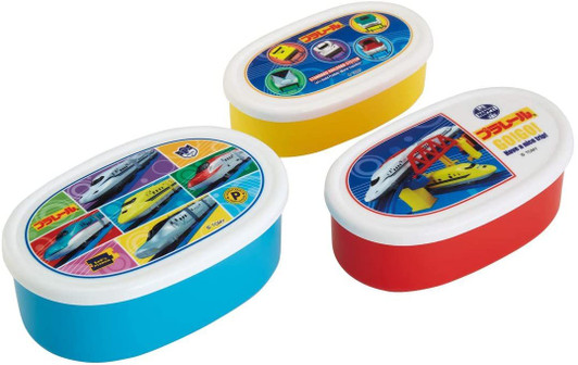 Skater Plarail Shinkansen Antibacterial Container Set ( 3 pcs )