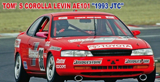 Hasegawa 1/24 Tom's Corolla Levin AE101 1993 JTC Plastic Model