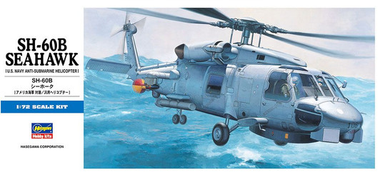 Hasegawa 1/72 SH-60B Seahawk (U.S. Navy Anti-Submarine Helicopter) Plastic Model