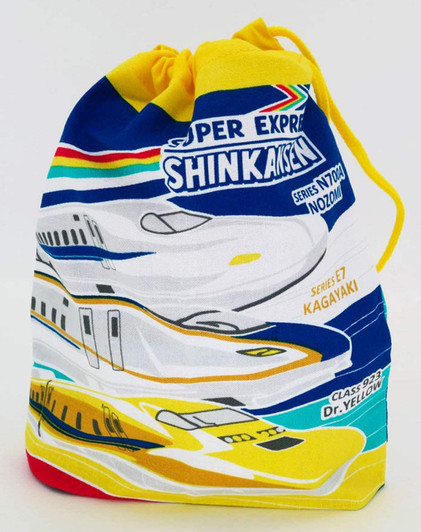 Shinkansen Cup Drawstring Bag