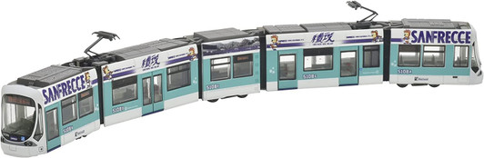 Tomytec Hiroshima Electric Railway Series 5100 No.5108 Green Mover Max Sanfrecce Train (2021 Season) (N scale)