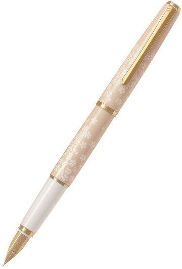 Pilot FD-18SR-SKUF Lady White Sakura Fountain Pen (NIB:F Fine)
