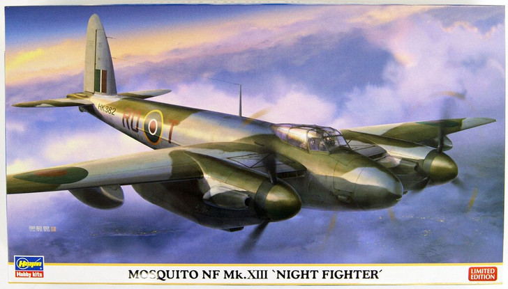 Hasegawa 02198 Mosquito NF Mk.13 Night Fighter 1/72 Scale Kit Limited Edition (4967834021983)