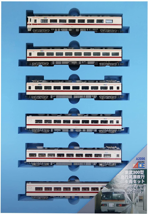 Microace A2096 Tobu Type 300 Express Oze Nocturnal 6 Cars Set (N Scale)