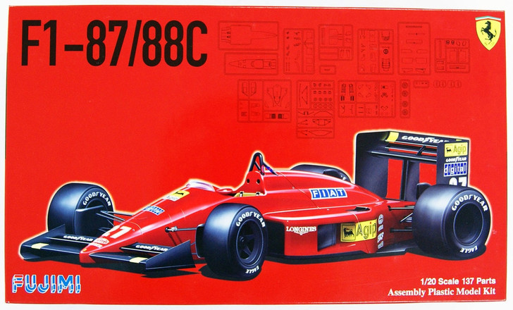 Fujimi GP06 F1 Ferrari F1-87/88C Japan/ Italy GP 1/20 Scale Kit (4968728091983)