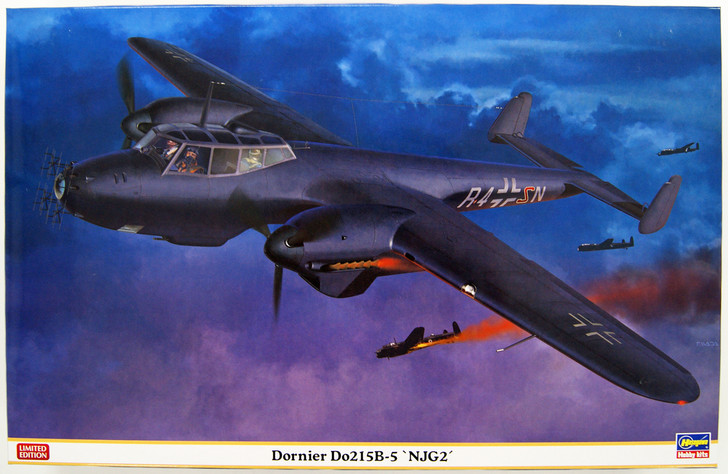 Hasegawa 07433 Dornier Do 215B-5 2nd Night Fighter Wing Limited Edition 1/48 Scale Kit (4967834074330)