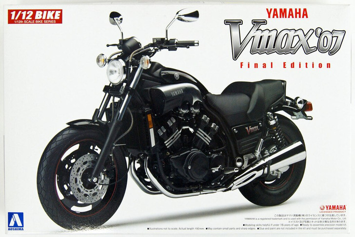 Aoshima Naked Bike 08 YAMAHA V-Max '07 1/12 Scale Kit (4905083051658)