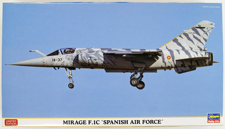 Hasegawa 02204 Mirage F.1C Spanish Air Force 1/72 Scale Kit Limited Edition (4967834022041)