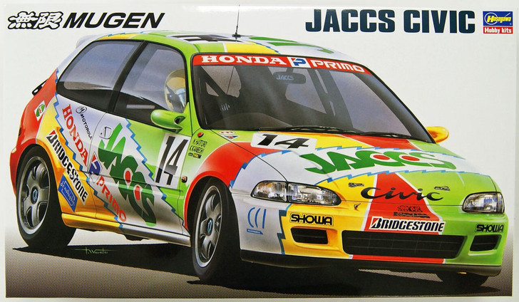 Hasegawa 20276 Mugen Jaccs Civic 1/24 Scale Kit (4967834202764)