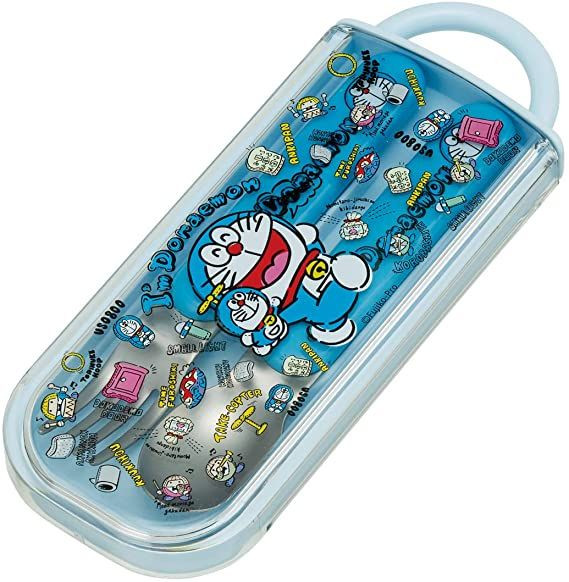 Skater Doraemon Dishwasher Compatible Slide Combi Set