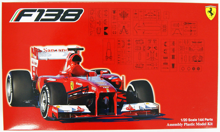 Fujimi GP16 Ferrari F138 China GP 1/20 scale kit (4968728092027)