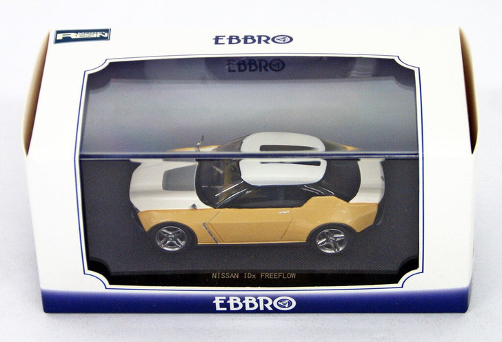 Ebbro 45037 NISSAN IDx Freeflow White / Black 1/43 Scale (4526175450373)