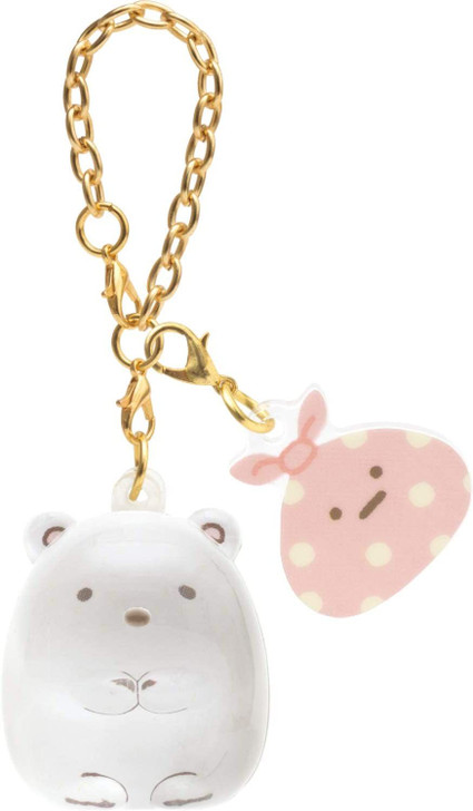 San-x Sumikko Gurashi Nakayoshi Pair Keychain Shirokuma & Furoshiki