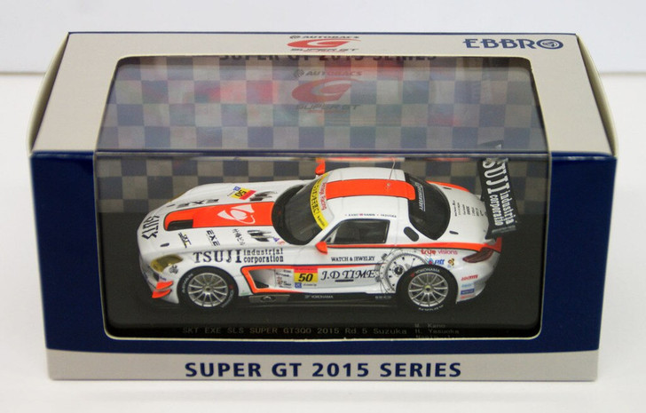 Ebbro 45287 SKT EXE SLS SUPER GT300 2015 Rd.5 Suzuka No.50 WHITE 1/43 Scale (4526175452872)