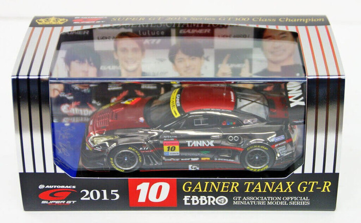 Ebbro 45351 GAINER TANAX GT-R SUPER GT300 2015 Champion Car No.10 1/43 Scale