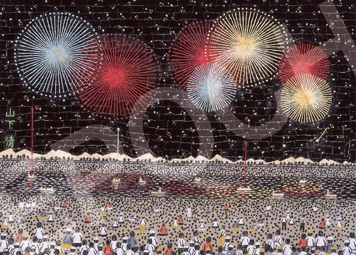 Epoch 79-445s Jigsaw Puzzle Fireworks in Nagaoka Japan (500 Pieces)