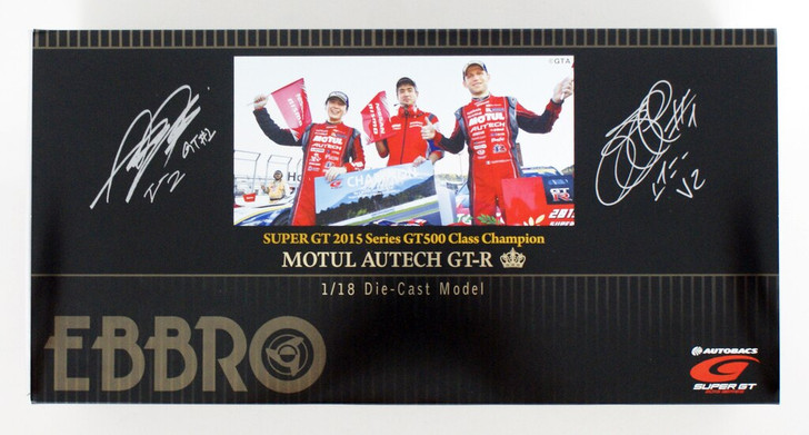 Ebbro 81041 MOTUL AUTECH GT-R SUPER GT500 2015 Champion Car No.1 1/18 Scale