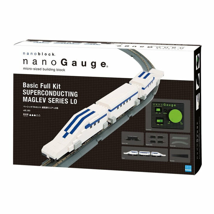 Kawada nGS-003 nanoblock nanoGauge Superconducting Maglev Type L0 Basic Full Set