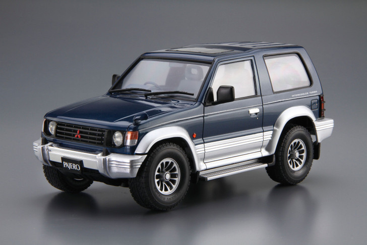 Aoshima The Model Car 1/24 Mitsubishi V24WG Pajero Metaltop Wide XR-II '91 Plastic Model