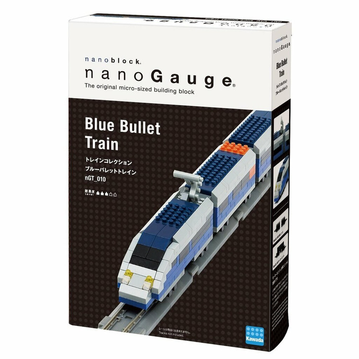 Kawada nGT-010 nanoblock nanoGauge Blue Bullet Train - Plaza Japan