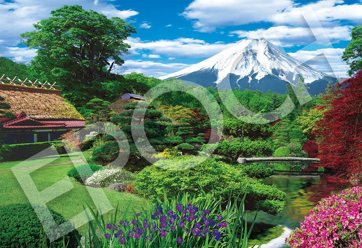 Epoch 31-038 Jigsaw Puzzle Mt.Fuji Over Oshino Village (1053 S-Pieces)