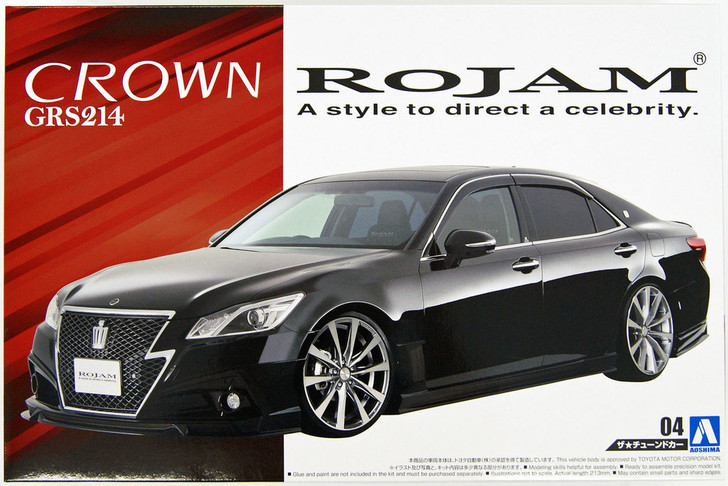 Aoshima 50965 Rojam GRS214 Crown Athlete '12 (TOYOTA) 1/24 Scale Kit (4905083050965)