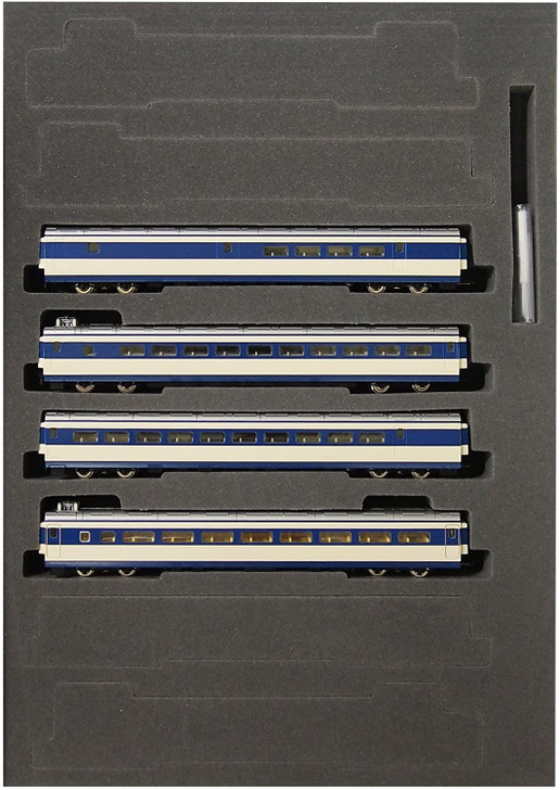 Tomix 92874 JNR Series 0 Tokaido/Sanyo Shinkansen (Large Window/ Early Type) 4 Cars Add-on Set A (N scale)