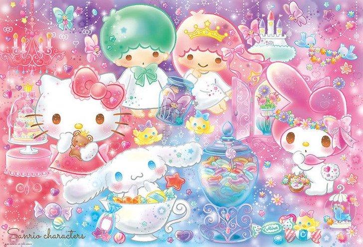 Beverly 31-531 Jigsaw Puzzle Sanrio Characters Sparkly Fluffy Dream (1000 Pieces)