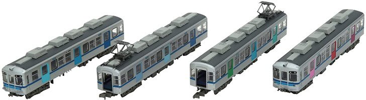 Tomytec Hokuso Railway Type 7150 Color Door 4 Cars Set A (N scale)