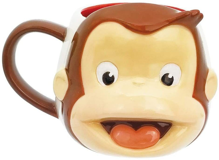 Sun Art Curious George Face Mug