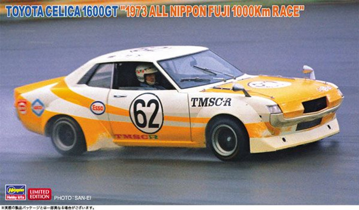 Hasegawa 1/24 Toyota Celica 1600GT 1973 Fuji All-Japan 1000Km Race Plastic Model