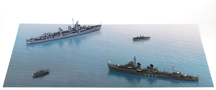 Pit-Road 1/700 Battle of the South Pacific 'Japanese Navy Destroyer Amagiri VS US Navy PT Boat' Plastic Model