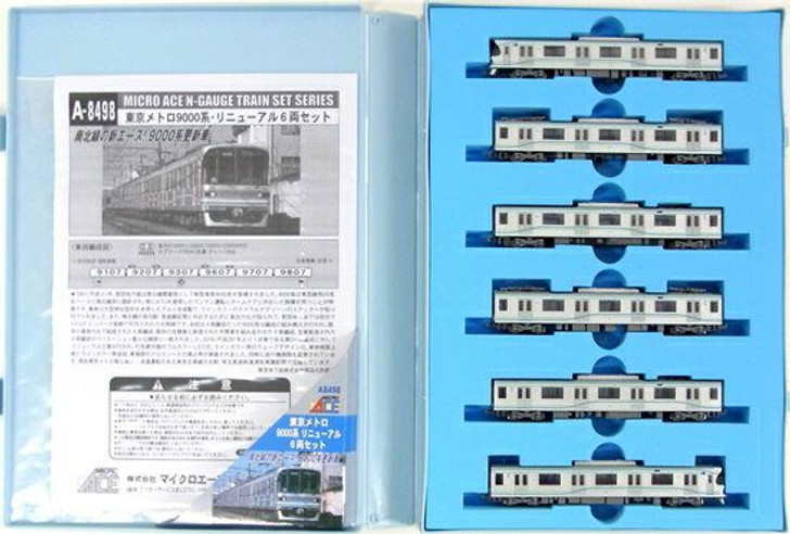 Microace A8498 Tokyo Metro Series 9000 Renewal 6 Cars Set (N Scale)