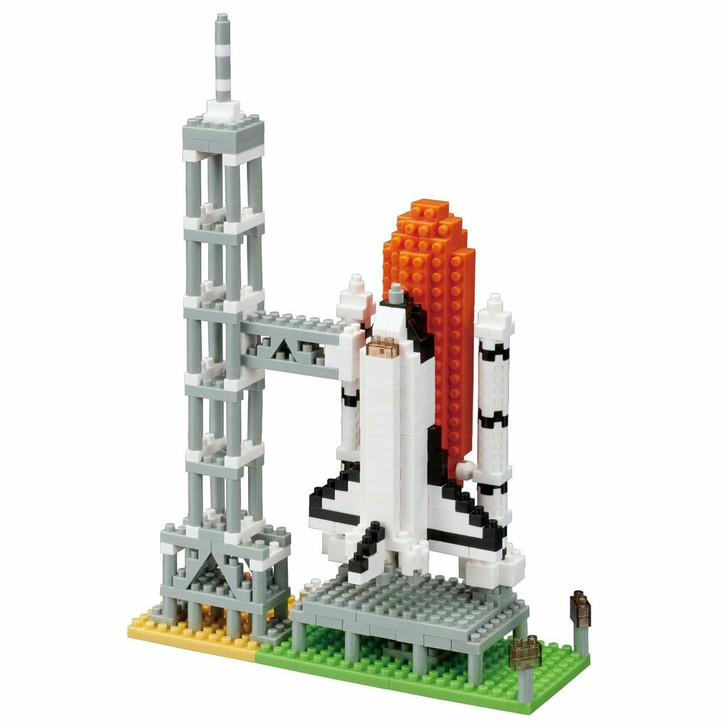 Kawada NBH-131 nanoblock Space Shuttle Launch Pad - Plaza Japan