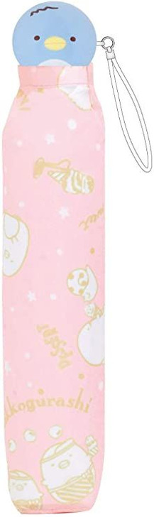 J's Planning Sumikko Gurashi Die-cut Folding Umbrella 'Penguin(Real) Ice Cream' (Light Pink)