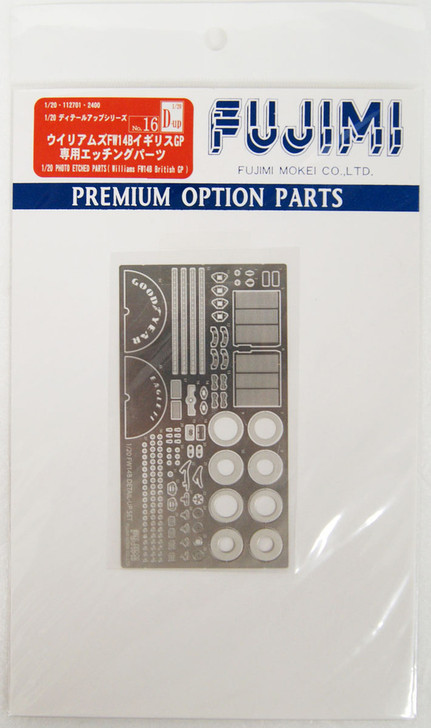 Fujimi Dup16 112701 Detail Up 1/20 Photo Etched Parts Williams FW14B British GP