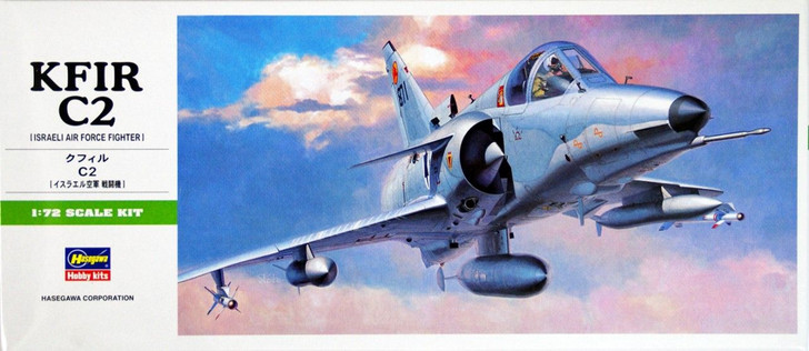 Hasegawa 1/72 Kfir C2 (Israel Air Force Fighter) Plastic Model