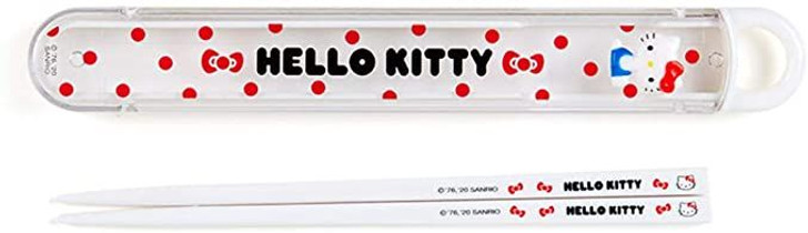 Sanrio Chopsticks with case Hello Kitty Polka Dot