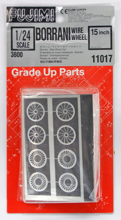 Fujimi Dup12 110172 Detail Up Series 1/24 Metal Wire Wheel (Boranni) (4968728110172)