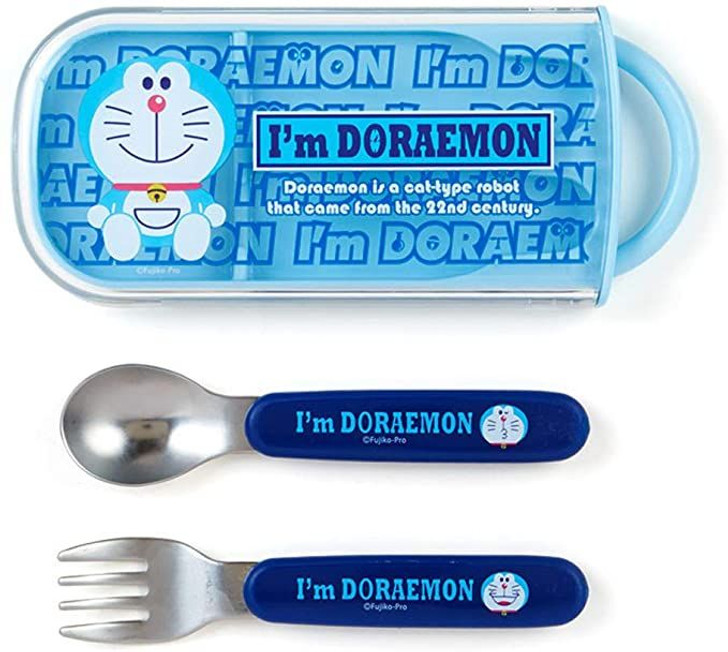 Doraemon Lunch Combi Spoon & Fork Set (I'm DORAEMON)