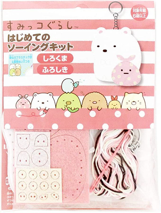 ONOEMAN First Sewing Kit Sumikko Gurashi Shirokuma & Furoshiki