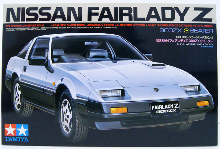 Tamiya Sports Car 1/24 Nissan Fairlady Z 300ZX 2 Seater Plastic Model
